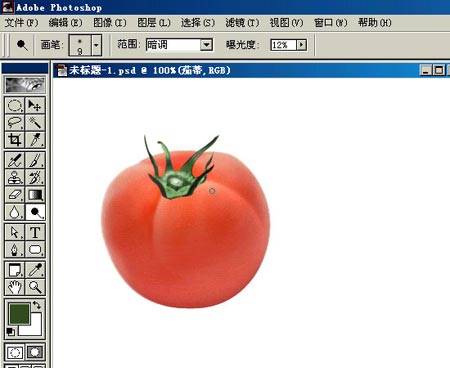 鼠繪逼真西紅柿效果的PS教程